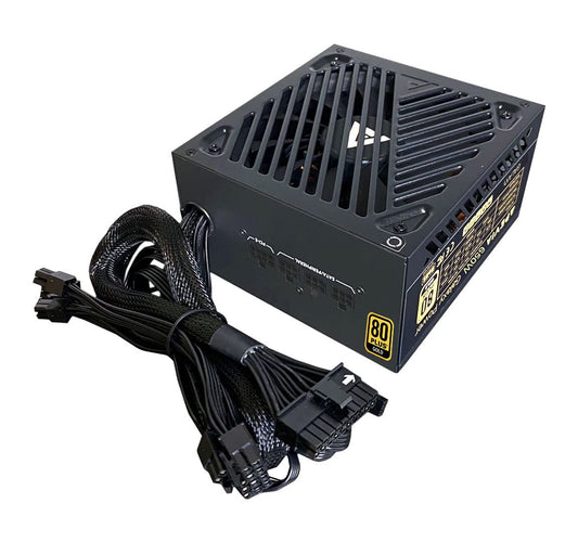 Apevia ATX-GX650W Galaxy 650W 80+ Gold Certified Active PFC ATX Semi-Modular Quiet Gaming Power Supply