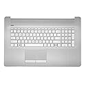 Replacement Upper Case Palmrest for HP 17-by 17-CA 17T-by 17Z-CA 17t-by400 17-by0026cy 17z-ca300 Series Laptop Non-Backlight Keyboard Assembly