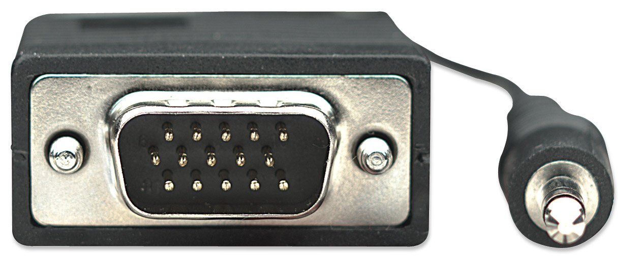 Manhattan SVGA Cable with Audio 1.8 m