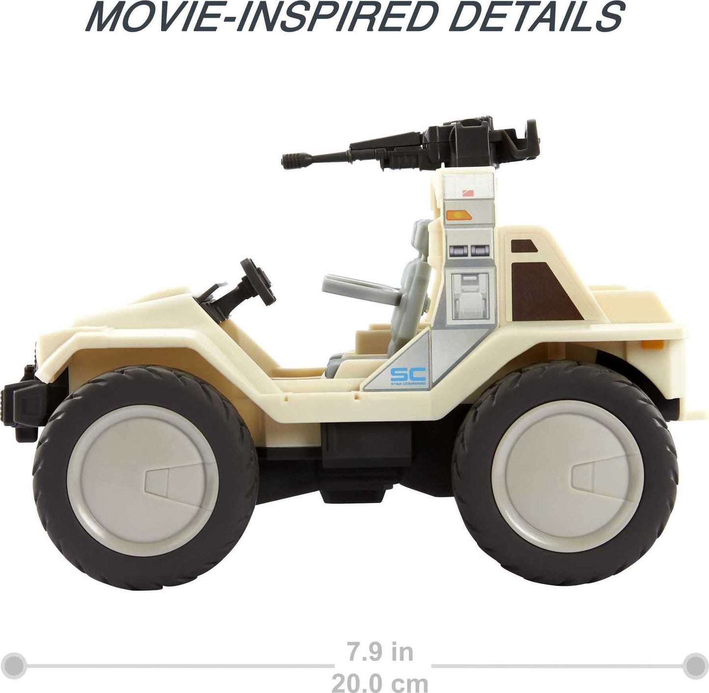 Hot Wheels Disney Pixar RC, Remote-Control Lightyear Space Commander UTV for Collectors & Kids