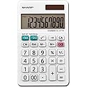 Sharp EL377WB EL-377WB Large Pocket Calculator, 10-Digit LCD