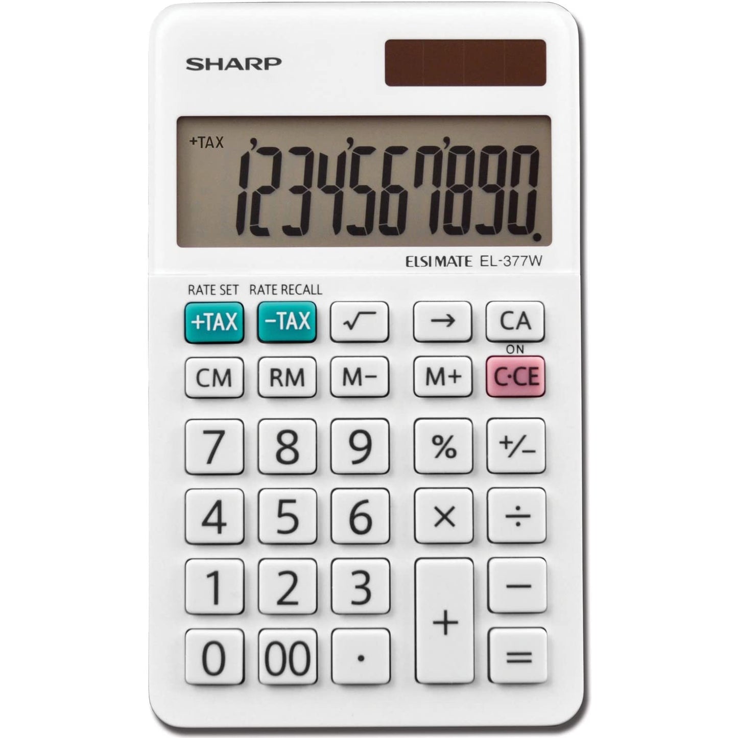 Sharp EL-377WB Business Calculator, White 2.75