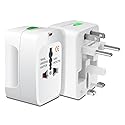 Portable Worldwide Universal Power Adapter All in One International Out of Country Travel Wall Charger Plug for Wall Plug Input in USA EU UK France…