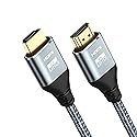 Cheges HDMI Cable 4K 60 Hz 20 ft, High Speed HDMI 2.0 Cables, 18Gbps, 4K @ 60Hz, Ultra HD, 2160P,1080P, ARC, 3D, HDCP 2.2 Cord Braided, for Laptop