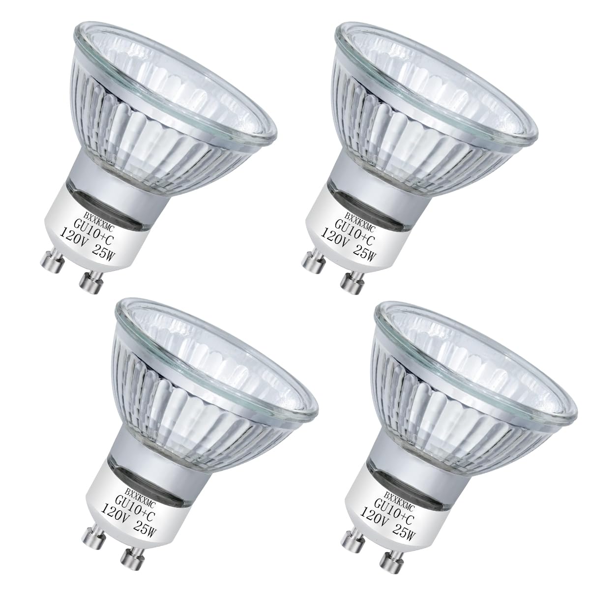Halogen Bulb 25W NP5 Candle Warmer ETC Replacement Light Bulb (4 Pack) Halogen GU10 120V for Wax Melt, Tart Burner, Recessed, Track Lighting, MR16 JDR