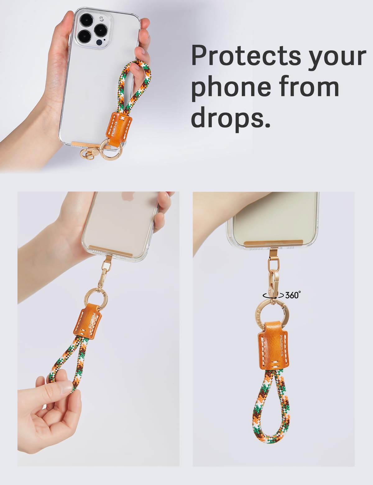 project-cb Phone Finger Ring Strap 1,Phone Tether Tab 2,Phone Lanyard,Phone Strap,Key Chain,Key Ring 2,Charms for Phone Case,Phone