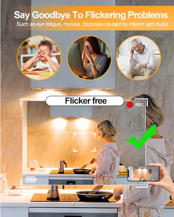 Fglyniy G8 LED Bulb 3W Equivalent to 15W-20W G8 Halogen Bulbs, T4 JCD Type Bi-Pin G8 Base, G8 Bulb 6000K Daylight White, 120V AC, Energy Efficient