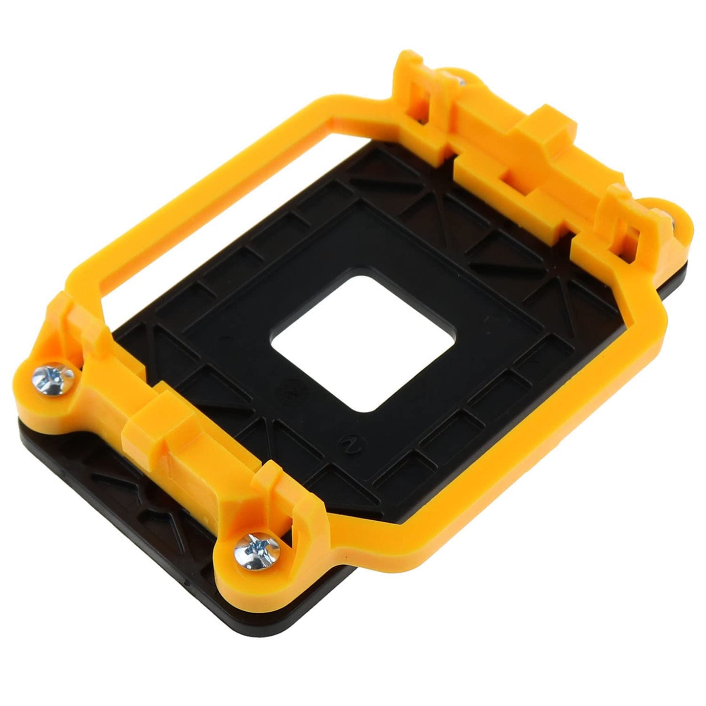 CPU Cooler Bracket ZZHXSM CPU Bracket Heatsink Holder Motherboard Back Plate for AMD Socket AM2 AM3, Yellow
