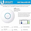 UniFi nanoHD UAP-nanoHD-US Compact Dual Band Wave2 Enterprise Wi-Fi 4x4 MIMO 1730 Mbps