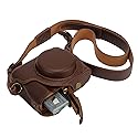 Bowan G7X Mark II, G7X Mark III Camera Case - Vintage PU Leather Camera Case for Sony G7X Mark II, G7X Mark III DSLR Camera Protective Leather Camera