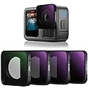 LENSKINS 4 Pack ND Filters ND8 ND16 ND32 CPL for GoPro Hero 13, Hero12, Hero11, Hero10, Hero 9 Black, HD Optical Glass Neutral Density and Circular