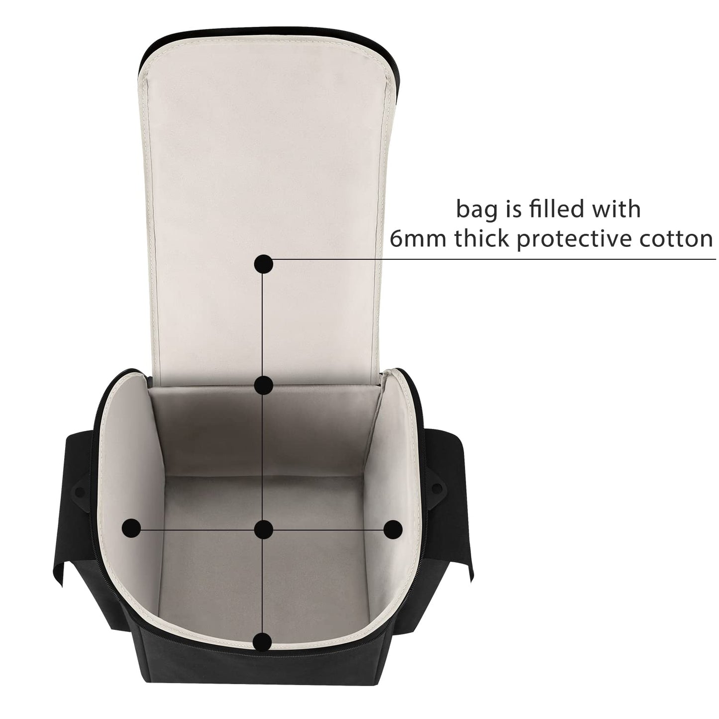 Seracle Carrying Case Portable Tote Bag Travelling Case for JBL Partybox Encore Essential Portable Party Speaker (Black)