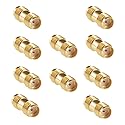 RFaha 10pcs Antenna Adapter SMA Female to SMA Female Connector Coupler Barrel Adapter Converter for Antenna Radio(F10-10)