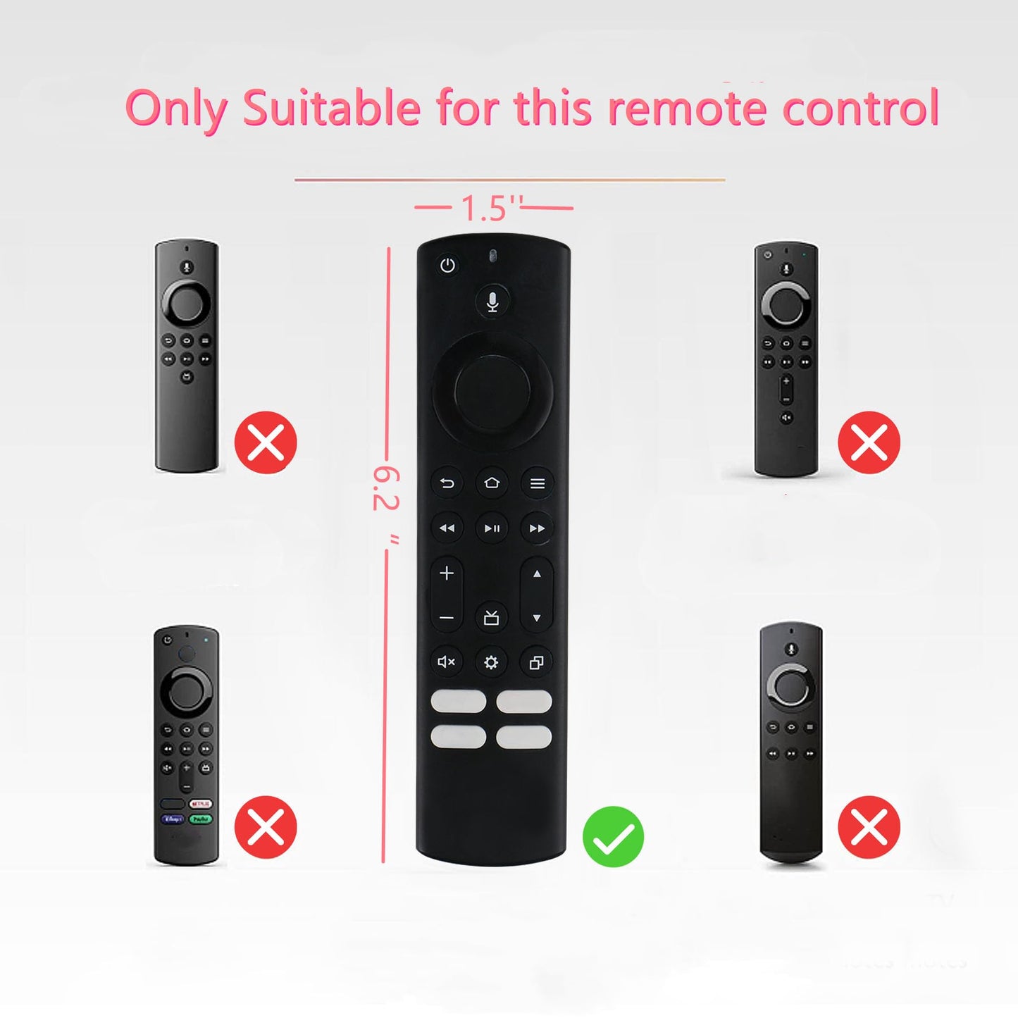 [2-Pack] Climberer Cover Fire TV Stick 4K Max (2nd Gen) for Insignia/Pioneer/2-Series/4-Series/Omni Fire TV Remote- Luminous Silicone with Lanyard