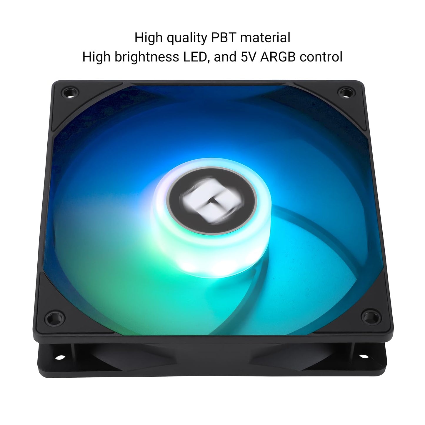 Thermalright TL-C12RB-S V2 CPU Fan Case Cooler PWM Fan, 4pin PWM Connector Computer Fan with ARGB Aperture, 1500RPM Speed PC Cooling Reverse