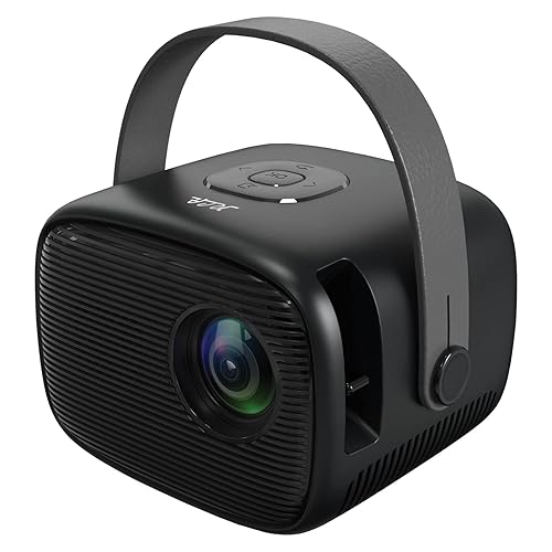 RCA RPJ264 Portable Home Theater Projector - Premium Quality - White Brightness - Projector Compatible with PC, TV Box, PS4- HDMI/USB/VGA- (Black)