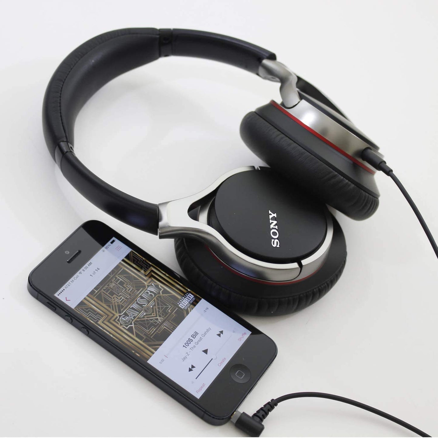 GGZZ WH-1000XM4 Replacement Headphones Cable Extension Cords Compatible with Sony MDR-10R MDR-100ABN MDR-1A MDR-XB950bt MDR-1000X MDR-1ADAC Noise…