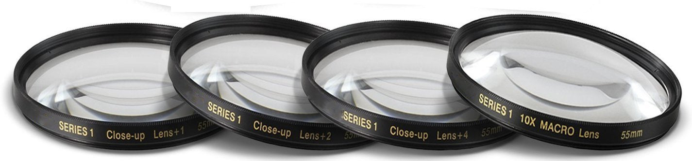 55mm and 58mm Close-Up Filter Set (+1, +2, +4 and +10 Diopters) Magnification Kit for Nikon D5600, D3400 DSLR Camera with Nikon 18-55mm f/3.5-5.6G VR