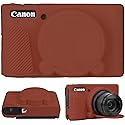 SZHSYJY Camera Case for Canon PowerShot SX740/ SX730 Digital Camera,Soft Silicone Protective Bag Removable Lens Cover,Anti-Scratch Slim Fit