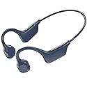 KualaLup Bone Conduction Headphones, Open Ear Headphones Wireless Bluetooth 5.4 with Mic, 6-10H Long Life Waterproof Sport Headset(Blue)