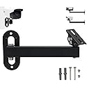 Long Arm Security Camera Bracket | 180° Rotatable Corner Mount | Universal Camera Holder | Metal Wall Mounting Bracket for CCTV Surveillance Cameras |