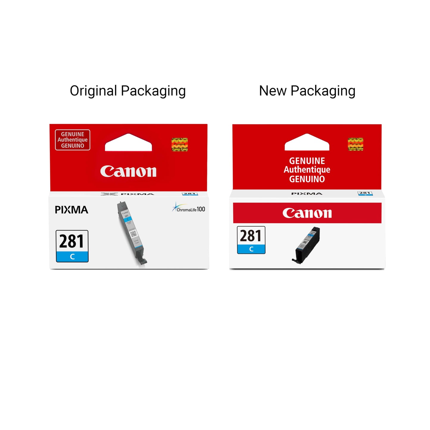 Canon CLI-281 Genuine Cyan Ink Tank, Compatible with TR8520, TS9120,TS8120, TS6120, TS9521C/a, TS9520/a, TS8220, TS6220, TS8320, TS6320, TS702/a,