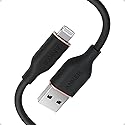 Anker Flow USB A to Lightning Cable, Durable Charging Cord for iPhone 14/13, AirPods, and More (Cord Organizer Included) (3FT, USB 2.0)