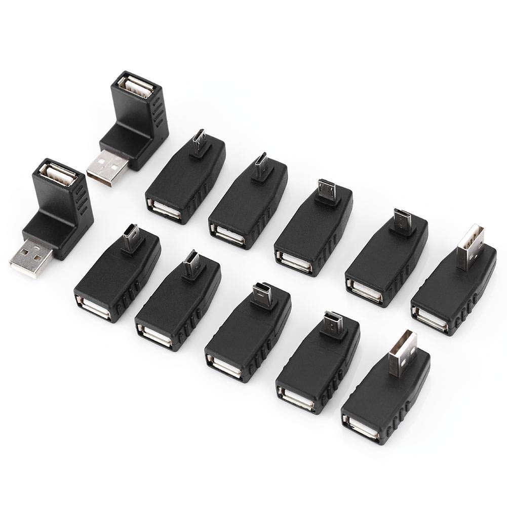 Lazmin USB Adapter Kit, 40PCS Multiple USB2.0 Adapter Converter Connectors, Compatible USB1.1/1.0