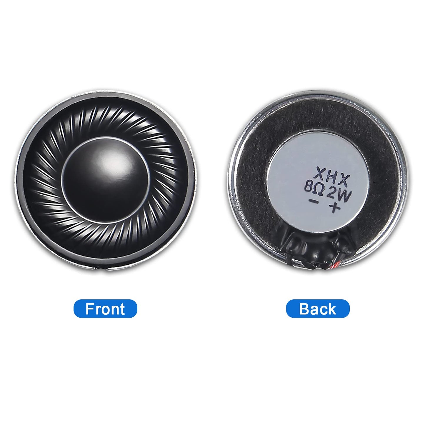 ACEIRMC 10pcs 2W 8Ohm Round Internal Magnet Mini Loudspeaker MP3 MP4 Player Speaker (2W 8Ohm)
