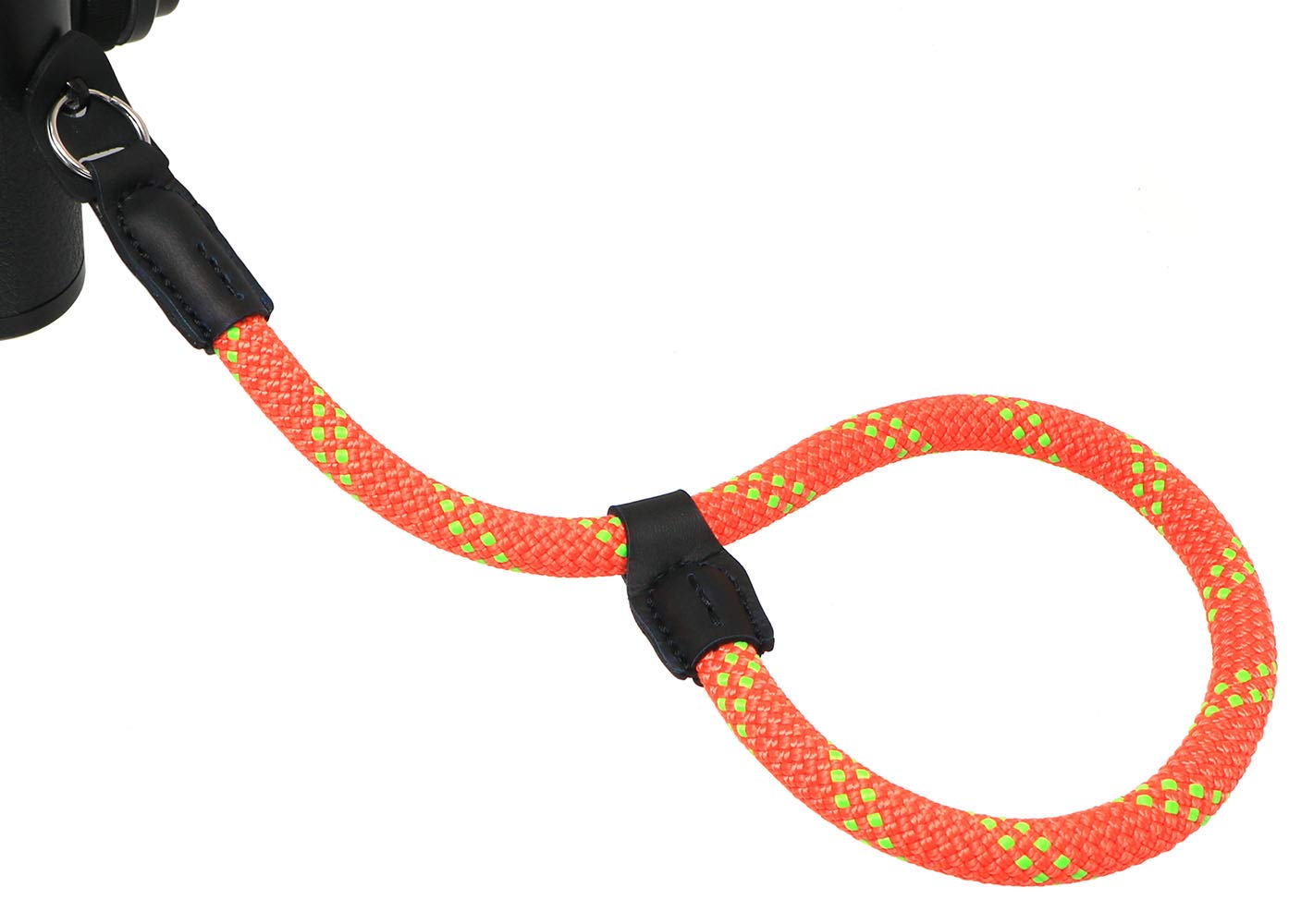 HITHUT Adjustable Rope Camera Wrist Strap Hand Strap for SLR DSLR Digital Mirrorless Cameras Orange Green