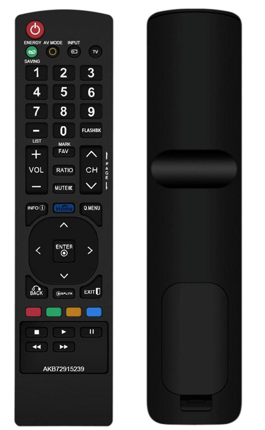 New AKB72915239 Remote Control Replacement for Smart LG TV 22LV2500 26LV2500 32LK330 32LK450 32LK450 32LV2500 32LV3400 32LV3500 37LK450 37LV3500