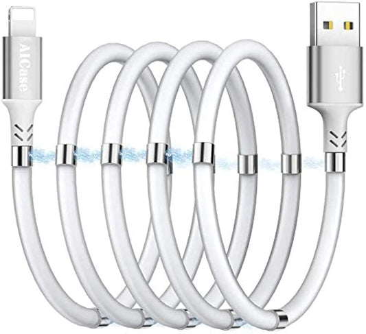 Magnetic Charging Cable,(3FT) Super Organized Charging Magnetic Absorption Nano Data Cable for Phone 14 13 12 11/XS/XS Max/XR/X/8/8 Plus/7/7…