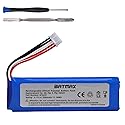 Batmax High Capacity 3200mAh Battery + Tools for JBL Flip 3 JBLFLIP3GRAY Portable Bluetooth Speaker fits JBL GSP872693,P763098 03