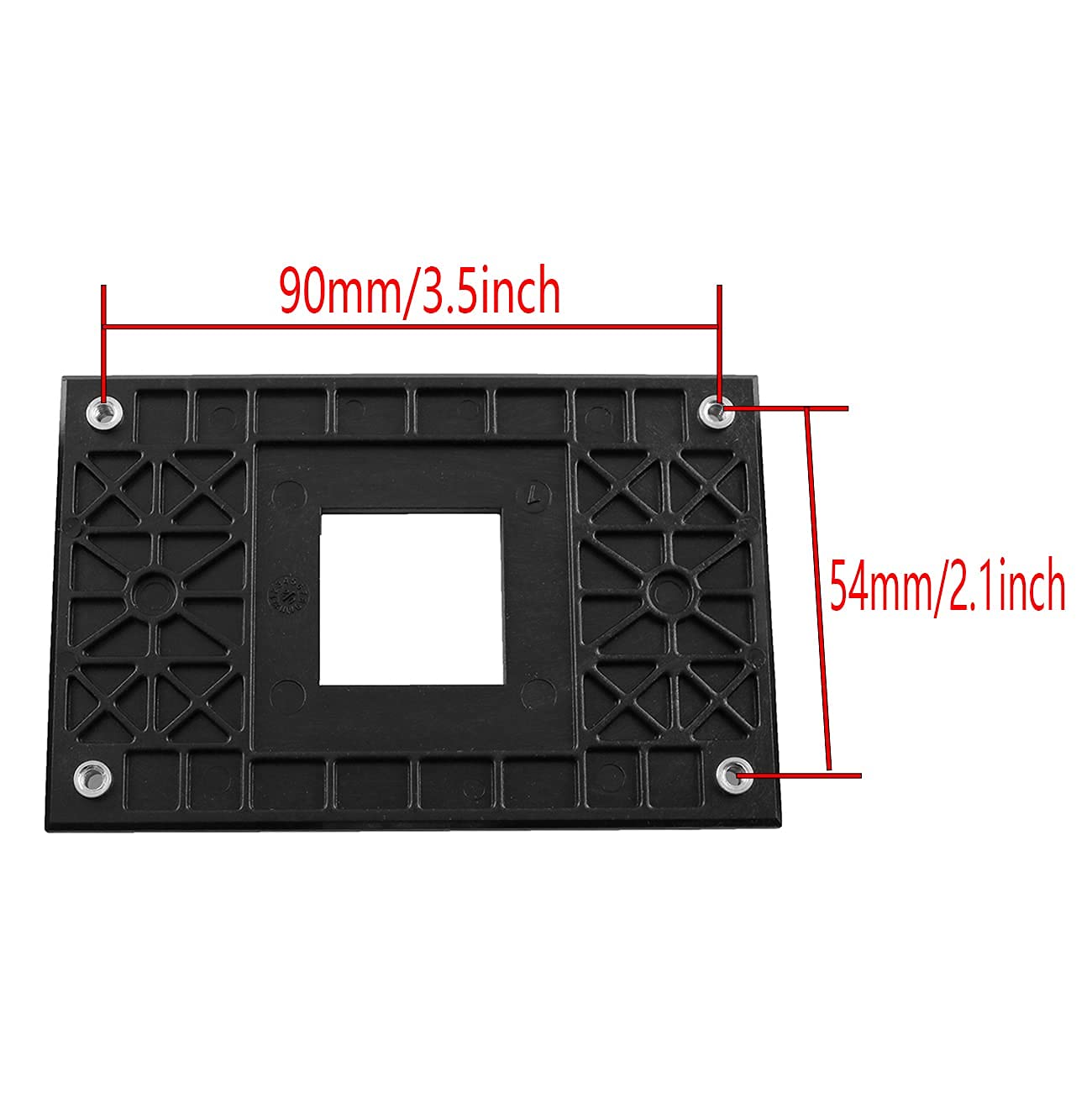 AXLIZER AM4 mounting Bracket 2Sets CPU Cooler Fan Heatsink Motherboard Retention Mounting Bracket for AM4 B350 X370 A320 X470 Black