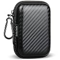 Earbud Case, RISETECH Earphone Carrying Case Holder Storage Mini Bag Headphone Small Pouch Cell Phone Accessories Organizer for EarPods Airpods Beats