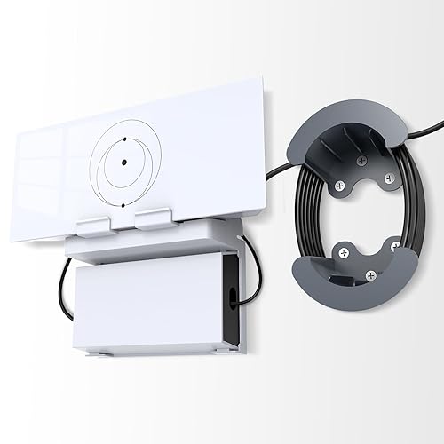 UBeesize Starlink Mount, Standard Gen 3 Router Wall Mount with Cable Caddy, All in One Wall Holder for Starlink Standard V3 Mesh Router and Power