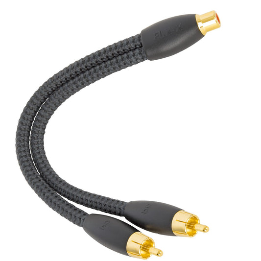 AudioQuest FLX-X F22M RCA Splitter - 1 Female > 2 Male