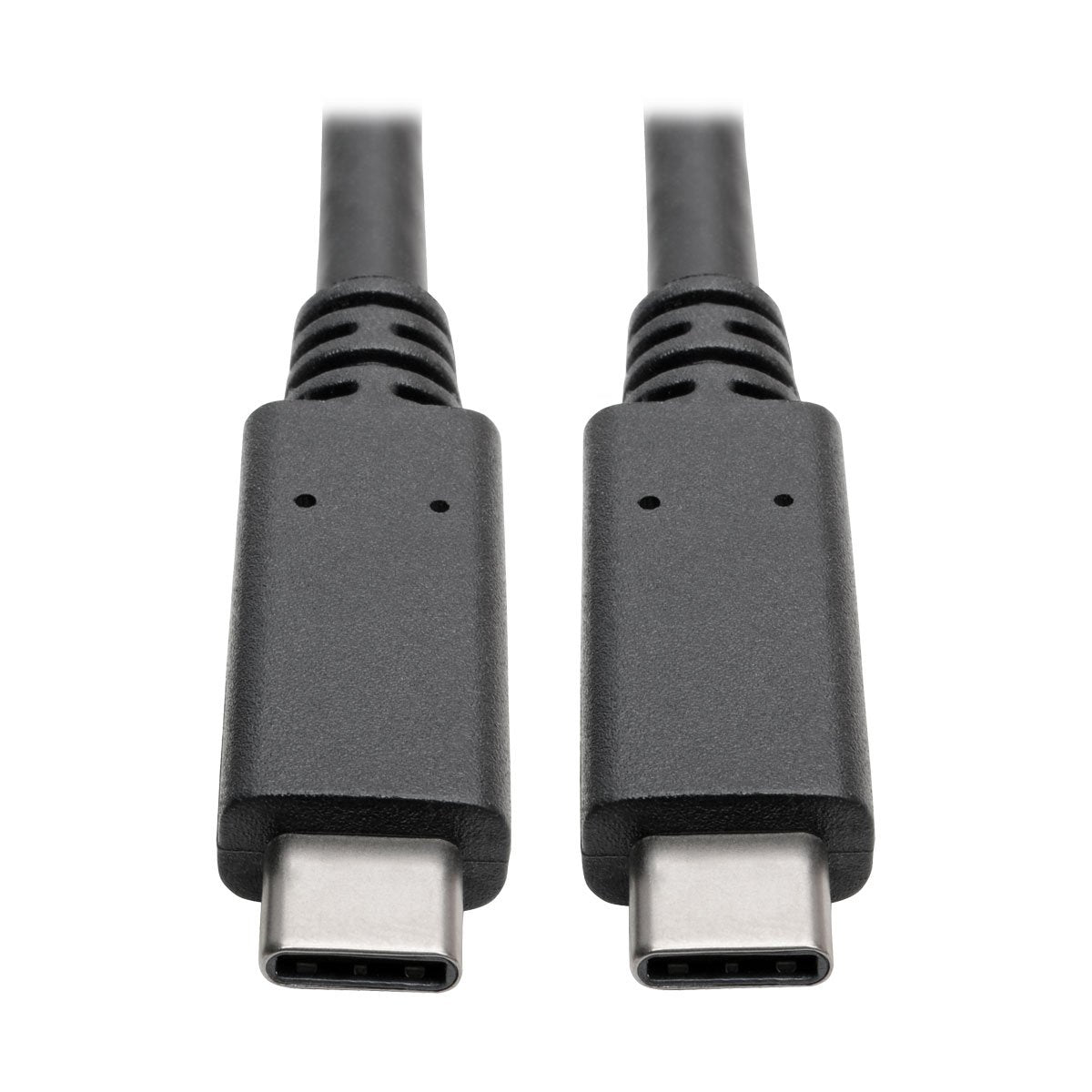 Tripp Lite USB C Cable w/ 5A Rating 20V (100W) 10 Gbps M/M USB 3.1 Gen 2 USB Type C USB-C USB Type-C 3ft 3' (U420-003-G2-5A), Black