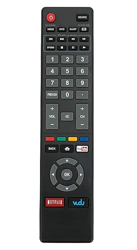 Remote Control Replacement for Magnavox NH401UD 43MV346XF7 46ME313V/F7 50ME314V 50MF412B/F7 55ME314V/F7 LED LCD Smart TV