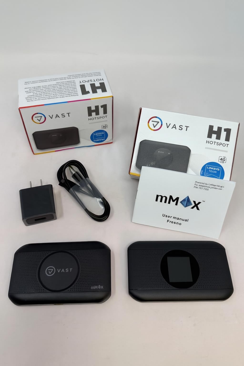 Vast H1 4G LTE MiFi Mobile WiFi Hotspot Router - GSM Unlocked for T-Mobile and Global Carriers