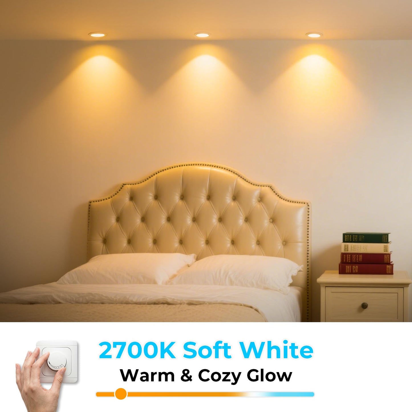 GvvooHome 12 Pack BR30 LED Flood Light Bulbs, 7W (65W Equivalent), 2700K Soft White, 650 Lumens, E26 Base, Dimmable, Indoor Recessed Can Lighting