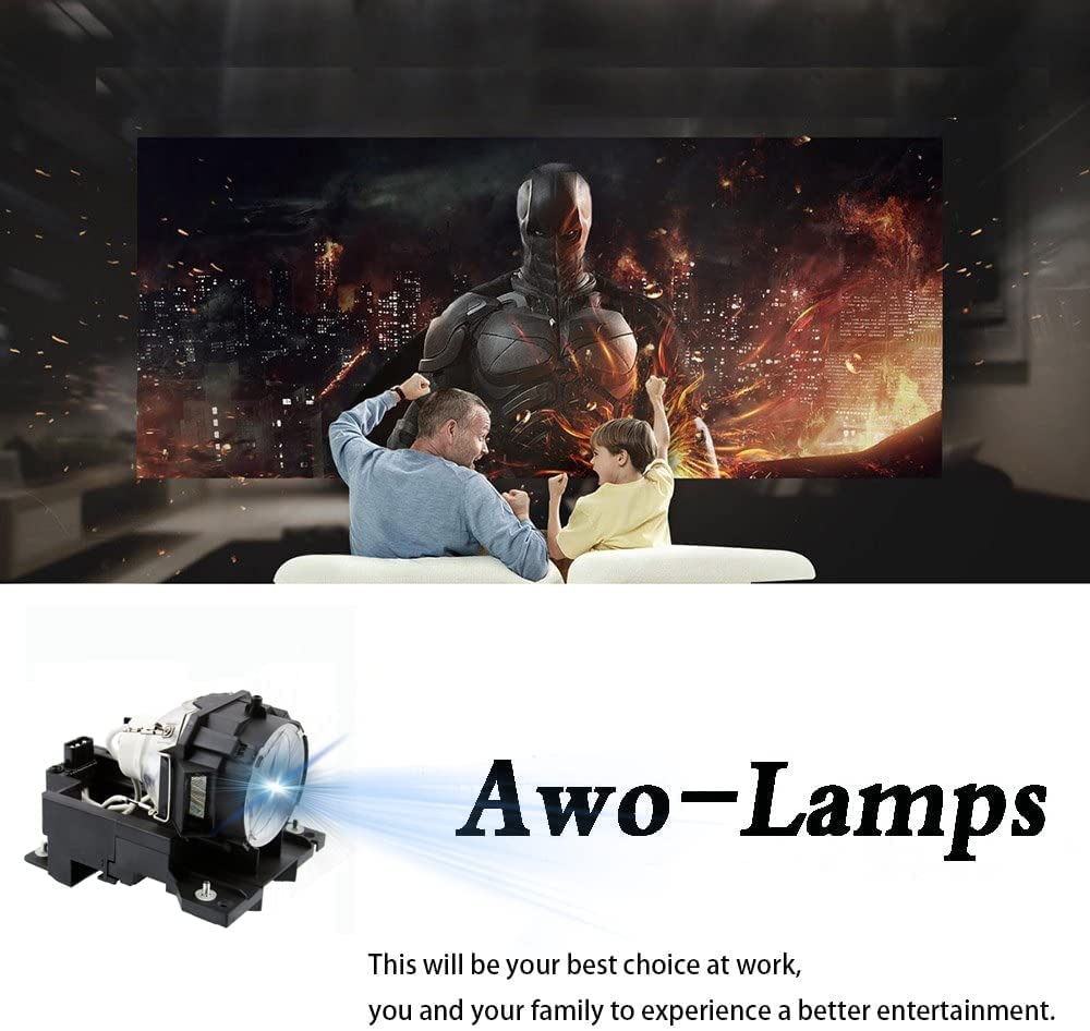 AWO 003-120457-01/003-002118-01 Premium Replacement Lamp Bulb with Housing for Christie LW400,LX400,LWU420 Projectors