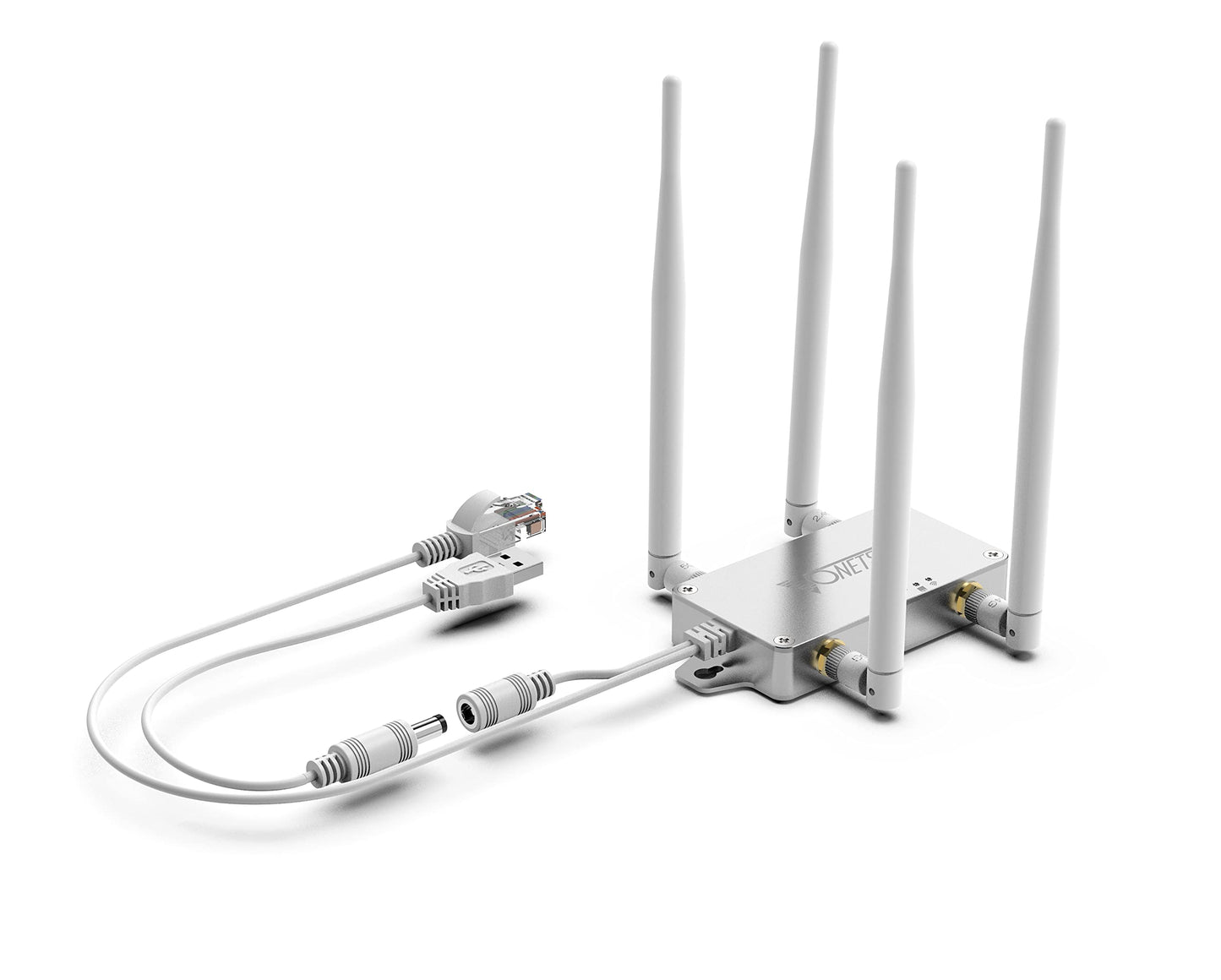 VONETS VBG1200 Industrial Mini Dual Band 2.4GHz/5GHz WiFi Bridge/Router/WiFi to Ethernet Adapter/AC1200 WiFi Signal Range Extender 1 RJ45 Male