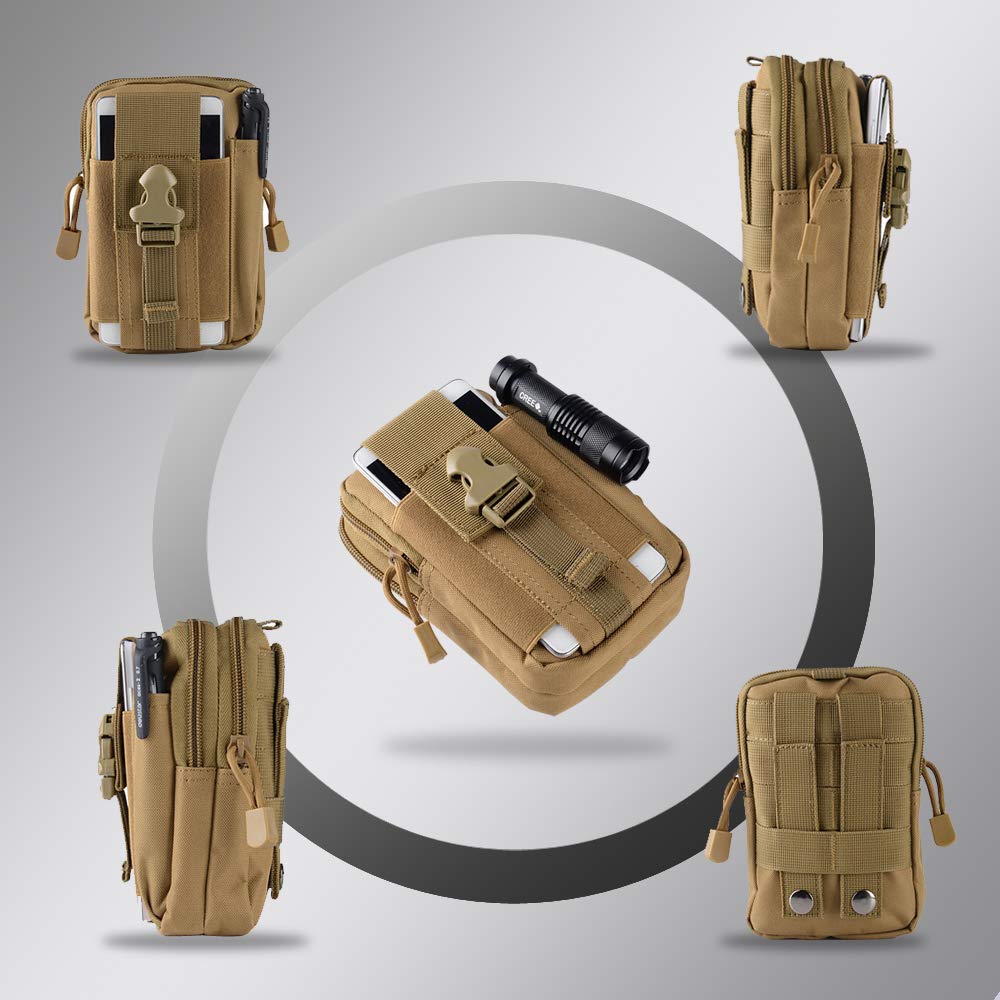 Waist Cell Phone Holster Belt Bag Universal Outdoor Phone Pouch Case Gadget Pocket for iPhone X 8 7 6 6s Plus Samsung Galaxy S8 S7 S6 S5 S4 S3 Note 8