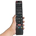 Replacement Remote Controller for LC-60LE650U LC-60LE750U LC-70C6500U Sharp Aquos Smart LED 3D HDTV