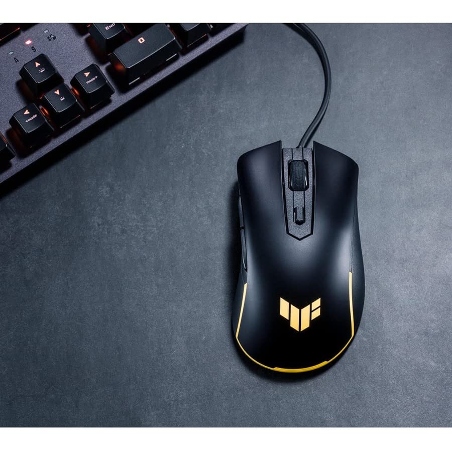 ASUS TUF Gaming M3 Gen II Wired USB Gaming Mouse - Right-Handed Ergonomic, 59g Lightweight, 8K DPI, IP56 dust & Water Resistance, Antibacterial Guard