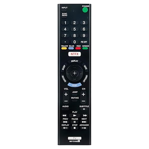 New RMT-TX102U Replaced Remote fit for Sony TV KDL-32R500C KDL-40R510C KDL-40R530C KDL-40R550C KDL-48R510C KDL-48R530C KDL-48R550C 149298011