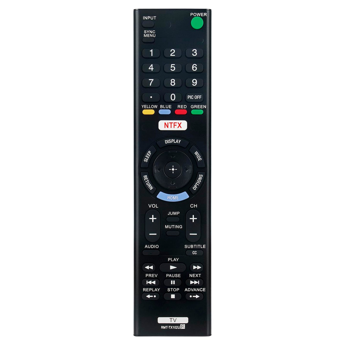 New RMT-TX102U Replaced Remote fit for Sony TV KDL-32R500C KDL-40R510C KDL-40R530C KDL-40R550C KDL-48R510C KDL-48R530C KDL-48R550C 149298011