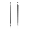 ENUODA 7 Sections Telescopic 15-74cm FM Antenna,Portable Radio Antenna Replacement,Compatible with Indoor Portable Radio,Home Stereo Receiver,AV Audio