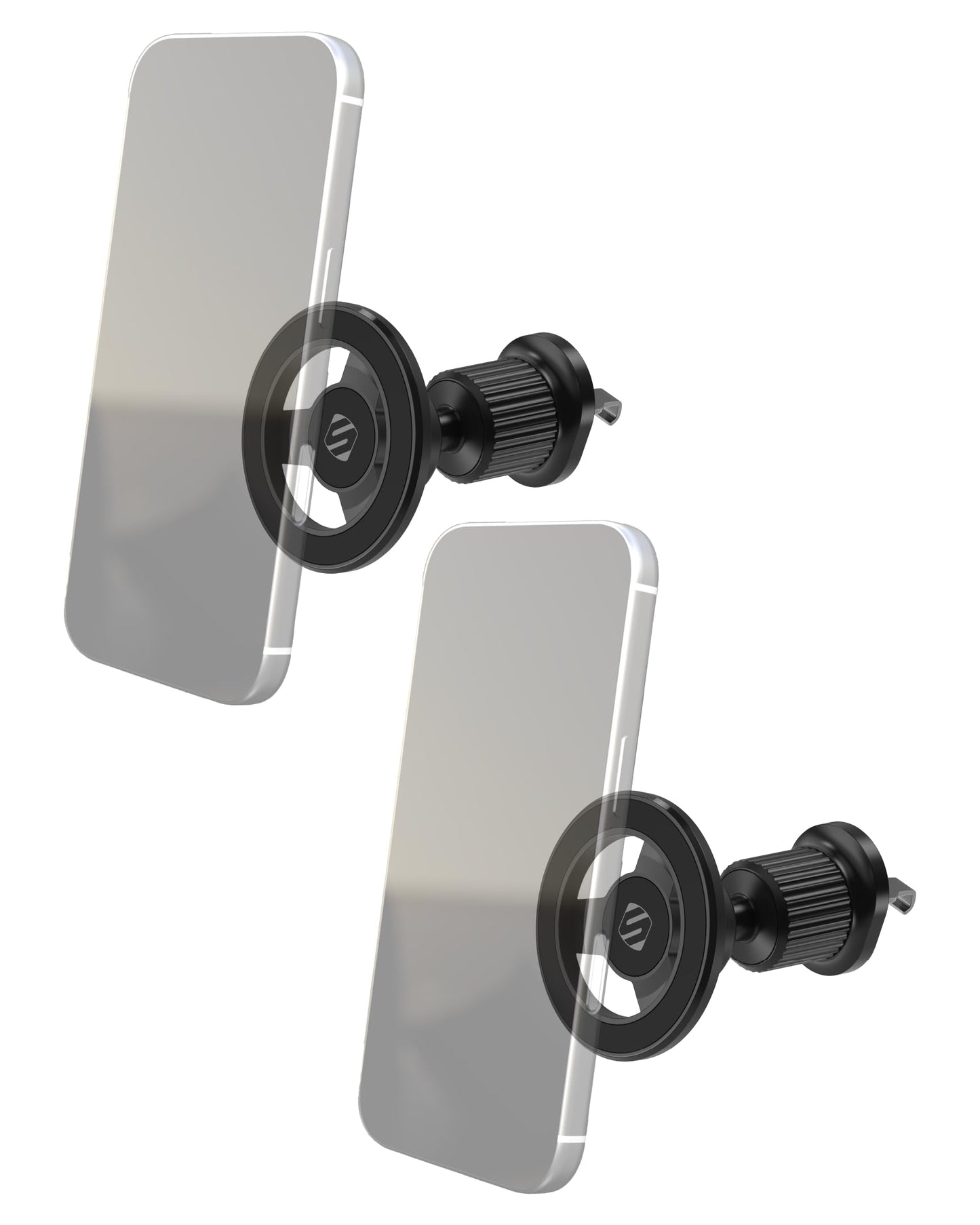 Scosche MagSafe Car Mount Vent, Phone Holders for Your Car with Strong Magnetic Hold and Secure Twist-Lock Vent Clip, Rotatable Car Phone Holder